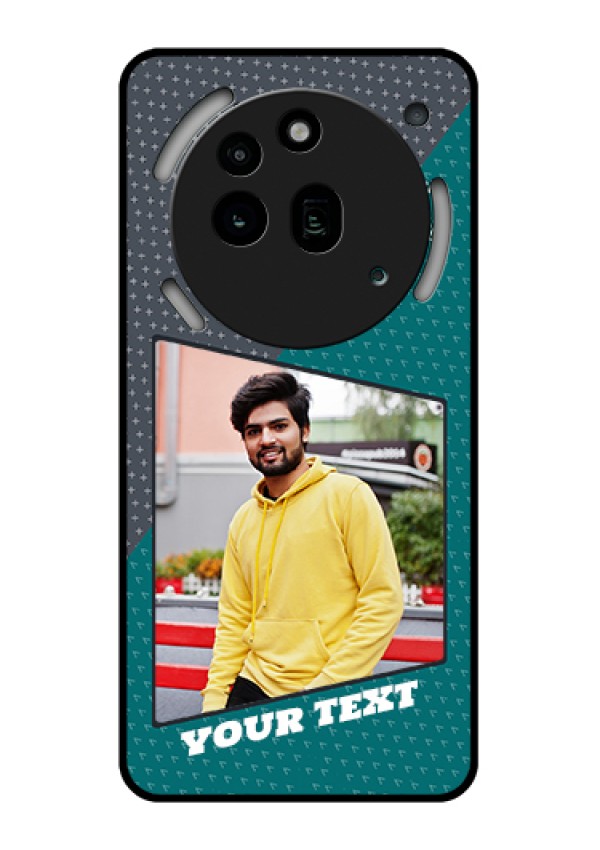 Nothing Phone 3A Pro 5G Custom Glass Phone Case - Background Pattern Design With Quote