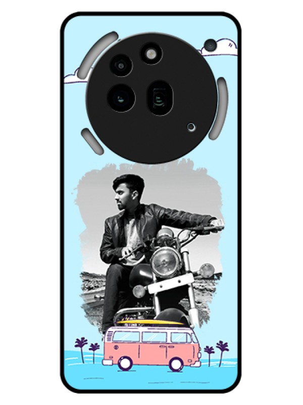 Custom Nothing Phone 3A Pro 5G Custom Glass Phone Case - Travel & Adventure Design