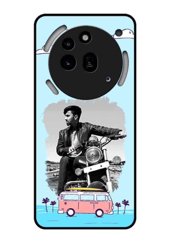 Nothing Phone 3A Pro 5G Custom Glass Phone Case - Travel & Adventure Design