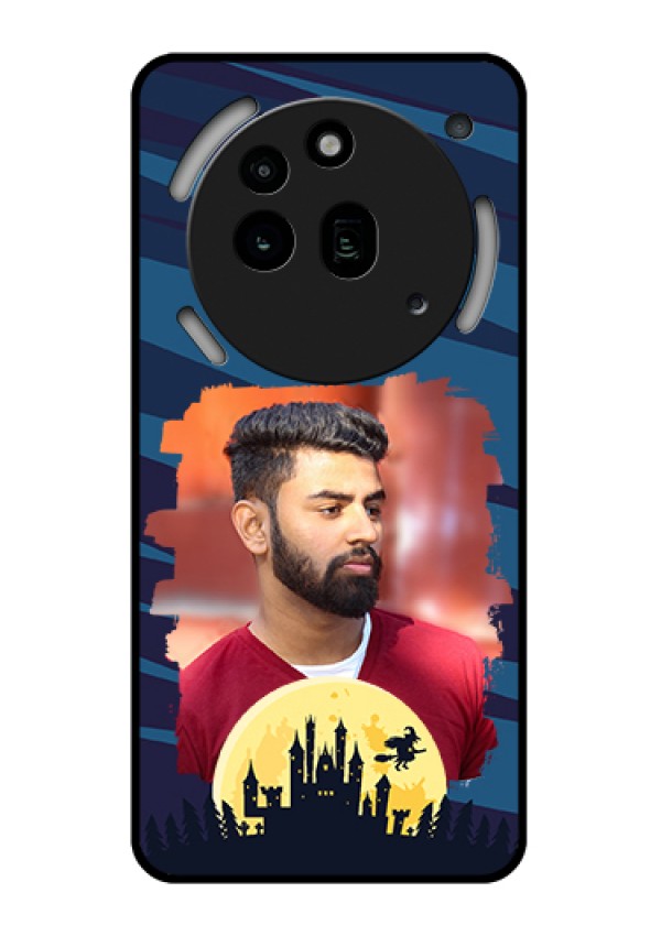 Nothing Phone 3A Pro 5G Custom Glass Phone Case - Halloween Witch Design