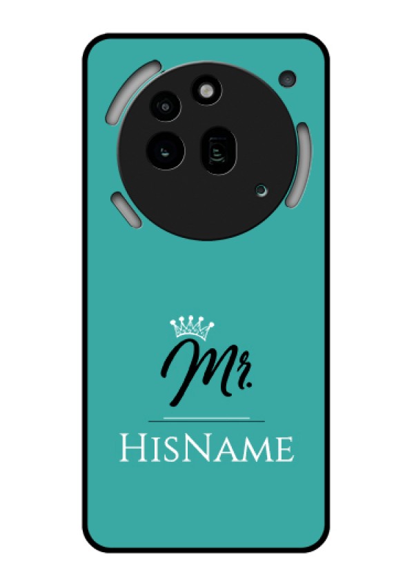 Nothing Phone 3A Pro 5G Custom Glass Phone Case - Mr With Name Design