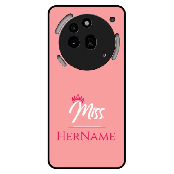 Nothing Phone 3A Pro 5G Custom Glass Phone Case - Mrs With Name Design