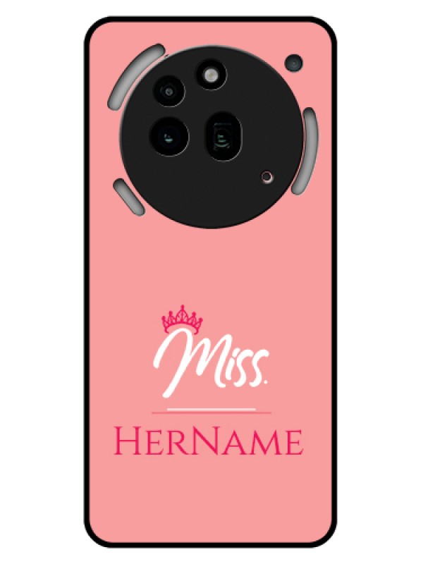 Custom Nothing Phone 3A Pro 5G Custom Glass Phone Case - Mrs With Name Design