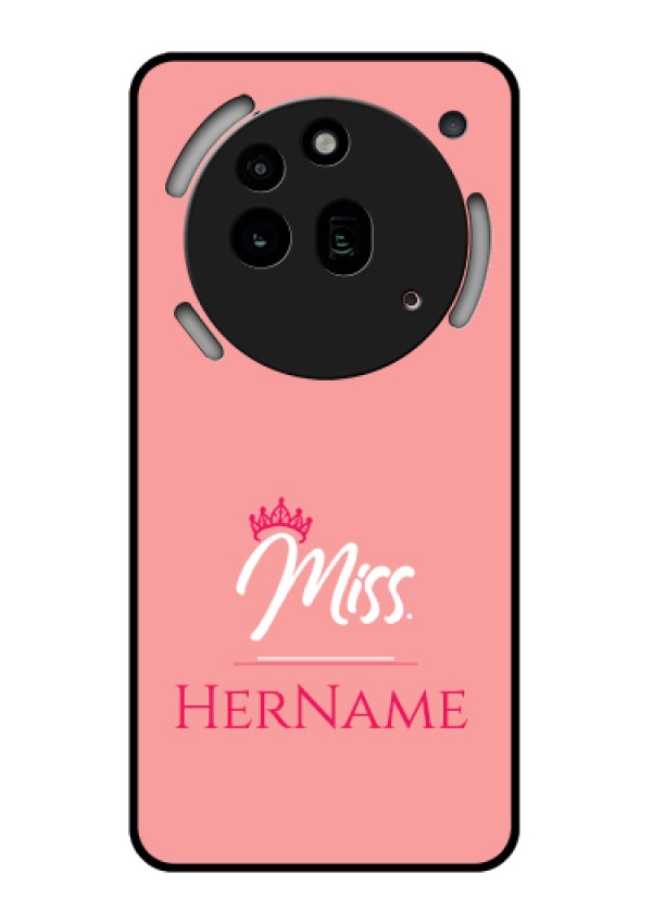 Nothing Phone 3A Pro 5G Custom Glass Phone Case - Mrs With Name Design