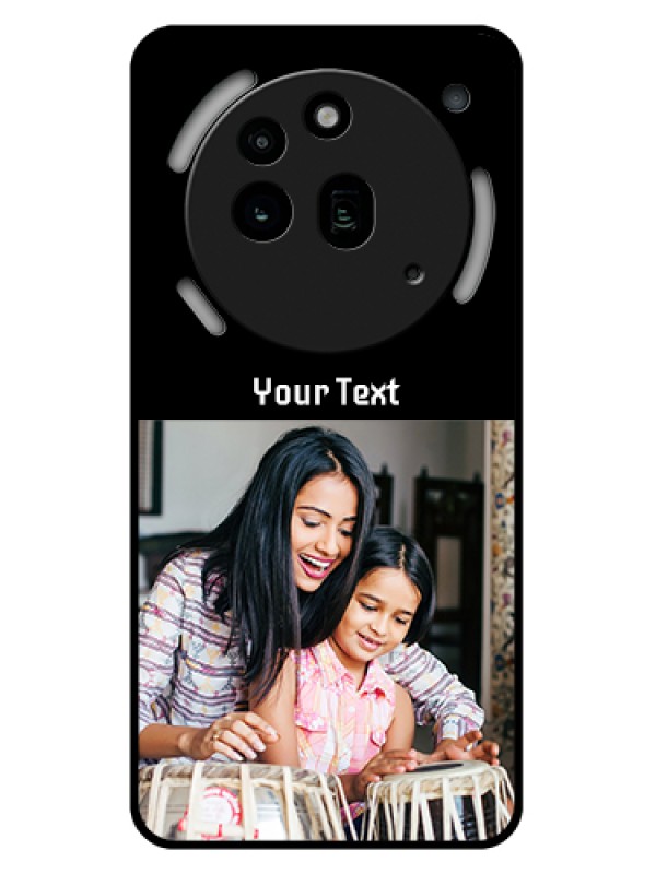 Custom Nothing Phone 3A Pro 5G Custom Glass Phone Case - Photo With Name Design