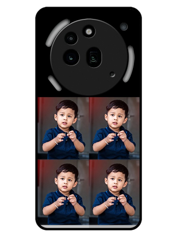 Custom Nothing Phone 3A Pro 5G Custom Glass Phone Case - 4 Image Holder Design