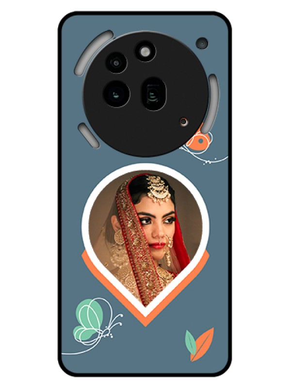 Custom Nothing Phone 3A Pro 5G Custom Glass Phone Case - Droplet Butterflies Design