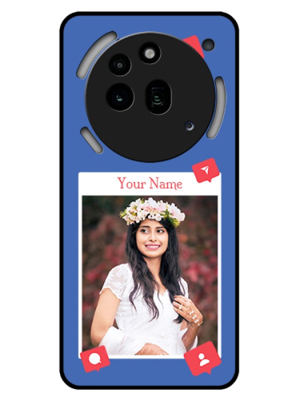 Custom Nothing Phone 3A Pro 5G Custom Glass Phone Case - Like Share And Comment Design