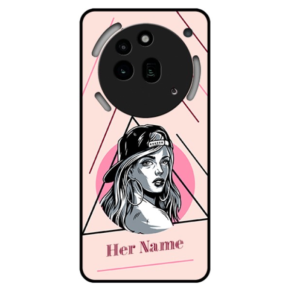Nothing Phone 3A Pro 5G Custom Glass Phone Case - Rockstar Girl Design