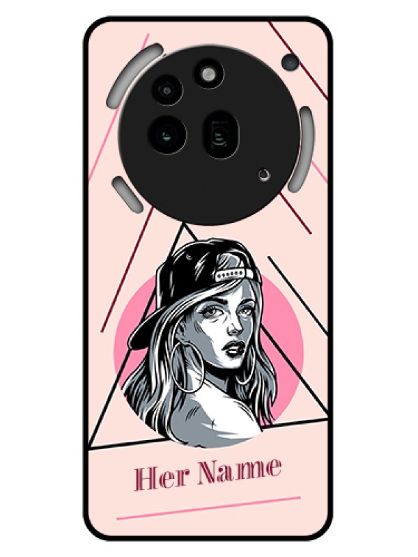 Custom Nothing Phone 3A Pro 5G Custom Glass Phone Case - Rockstar Girl Design