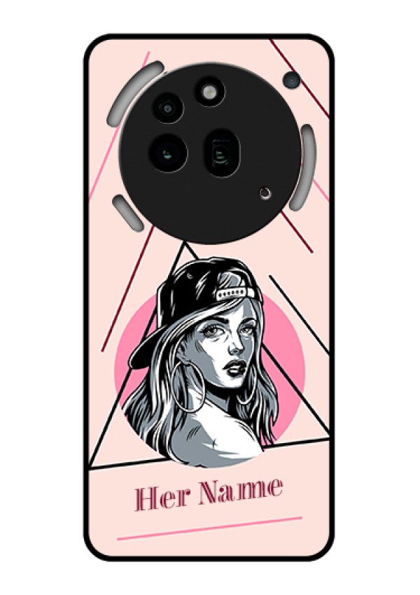 Nothing Phone 3A Pro 5G Custom Glass Phone Case - Rockstar Girl Design