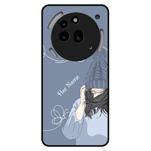 Nothing Phone 3A Pro 5G Custom Glass Phone Case - Girl In Winter Outfit Design Nothing Phone 3A Pro 5G Custom Glass Phone Case - Girl In Winter Outfit Design