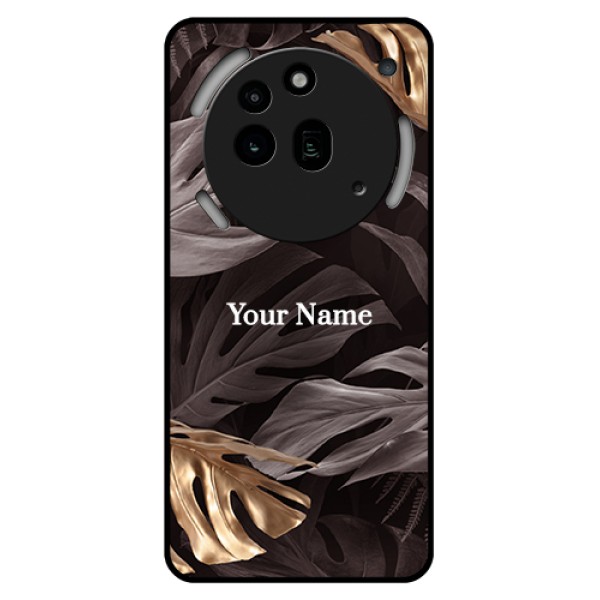 Nothing Phone 3A Pro 5G Custom Glass Phone Case - Wild Leaves Digital Paint Design