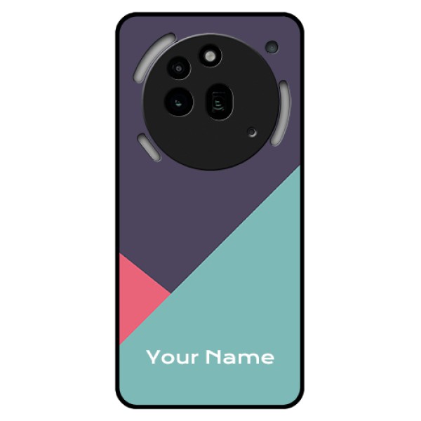Nothing Phone 3A Pro 5G Custom Glass Phone Case - Tri Color Abstract Design Nothing Phone 3A Pro 5G Custom Glass Phone Case - Tri Color Abstract Design