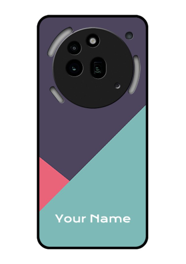 Nothing Phone 3A Pro 5G Custom Glass Phone Case - Tri Color Abstract Design
