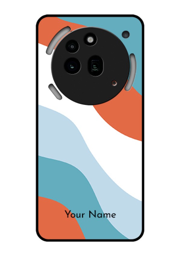 Nothing Phone 3A Pro 5G Custom Glass Phone Case - Coloured Waves Design