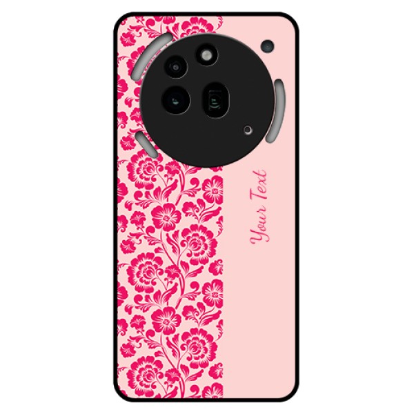 Nothing Phone 3A Pro 5G Custom Glass Phone Case - Attractive Floral Pattern Design