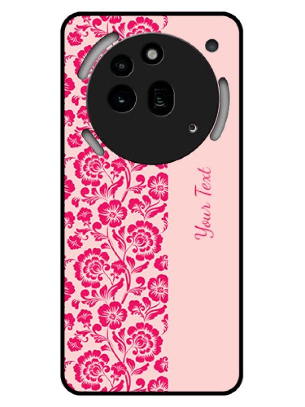 Custom Nothing Phone 3A Pro 5G Custom Glass Phone Case - Attractive Floral Pattern Design