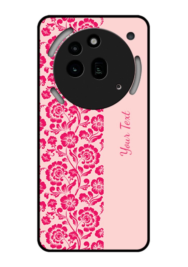 Nothing Phone 3A Pro 5G Custom Glass Phone Case - Attractive Floral Pattern Design