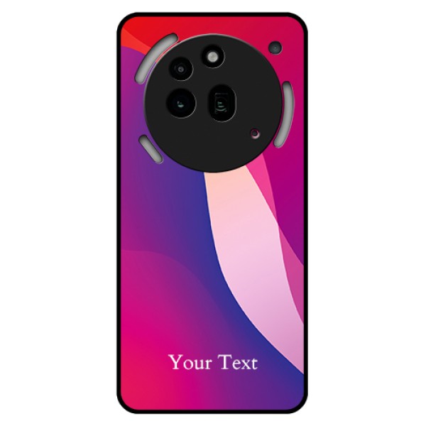 Nothing Phone 3A Pro 5G Custom Glass Phone Case - Digital Abstract Overlap Design