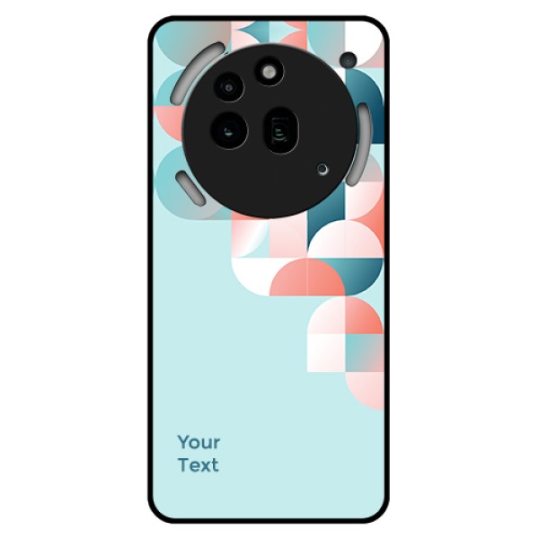 Nothing Phone 3A Pro 5G Custom Glass Phone Case - Stylish Semi - Circle Pattern Design Nothing Phone 3A Pro 5G Custom Glass Phone Case - Stylish Semi - Circle Pattern Design
