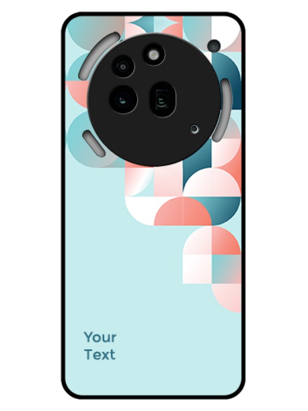 Custom Nothing Phone 3A Pro 5G Custom Glass Phone Case - Stylish Semi - Circle Pattern Design