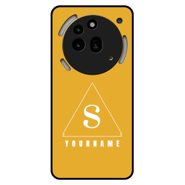 Nothing Phone 3A Pro 5G Custom Glass Phone Case - Simple Triangle Design Nothing Phone 3A Pro 5G Custom Glass Phone Case - Simple Triangle Design