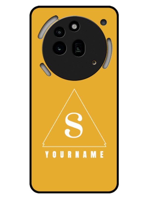 Custom Nothing Phone 3A Pro 5G Custom Glass Phone Case - Simple Triangle Design