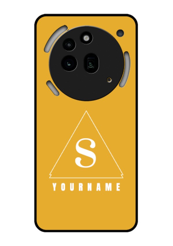 Nothing Phone 3A Pro 5G Custom Glass Phone Case - Simple Triangle Design