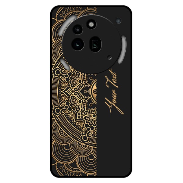 Nothing Phone 3A Pro 5G Custom Glass Phone Case - Mandala Art With Custom Text Design