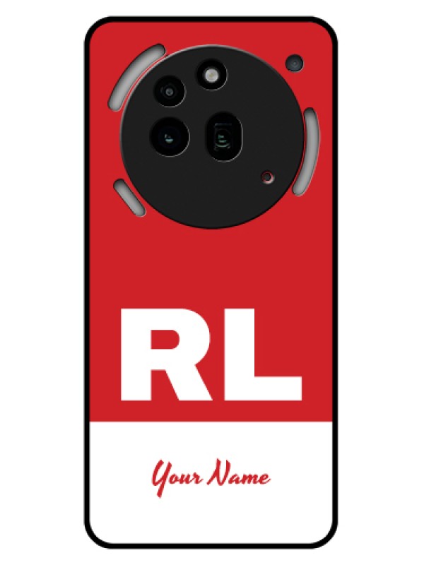 Custom Nothing Phone 3A Pro 5G Custom Glass Phone Case - Dual Tone Custom Text Design