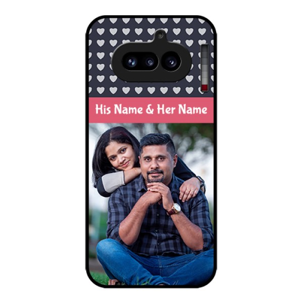 Nothing Phone 4A 5G Custom Glass Phone Case - Love Symbols Design