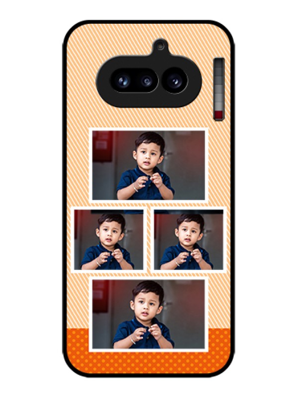 Custom Nothing Phone 4A 5G Custom Glass Phone Case - Bulk Photos Upload Design
