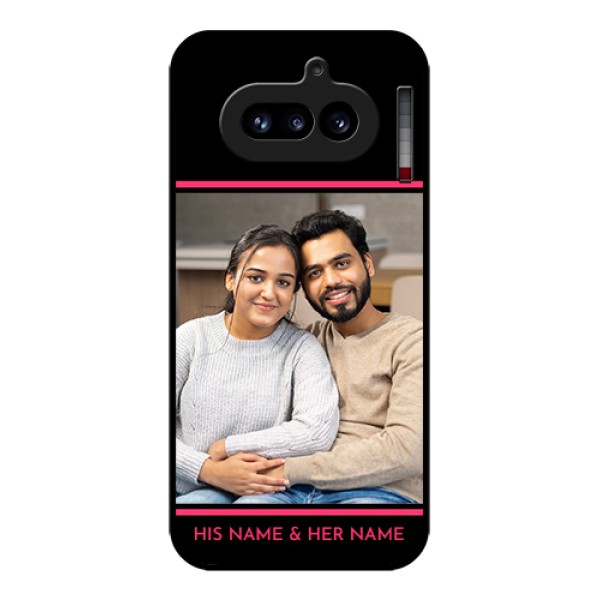 Nothing Phone 4A 5G Custom Glass Phone Case - With Add Text Design