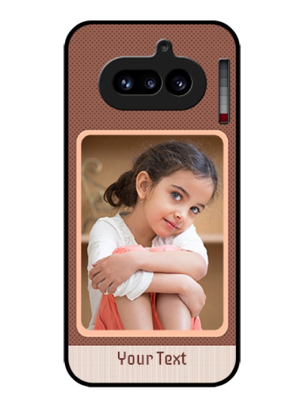 Custom Nothing Phone 4A 5G Custom Glass Phone Case - Simple Pic Upload Design