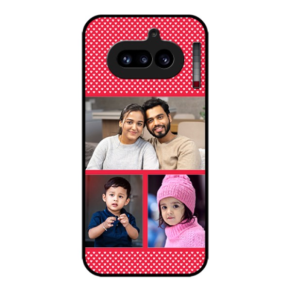 Nothing Phone 4A 5G Custom Glass Phone Case - Bulk Photo Upload Design
