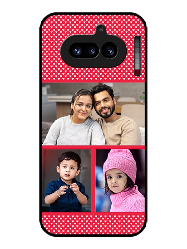 Custom Nothing Phone 4A 5G Custom Glass Phone Case - Bulk Photo Upload Design