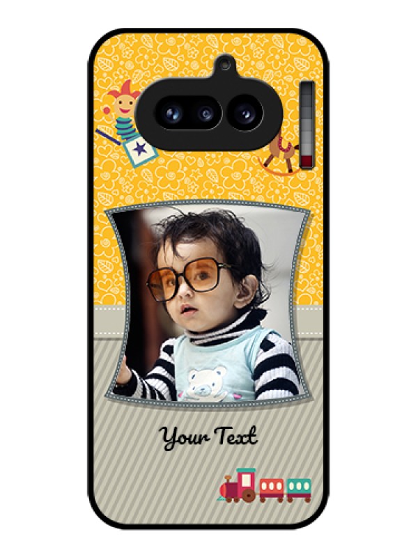 Custom Nothing Phone 4A 5G Custom Glass Phone Case - Baby Picture Upload Design