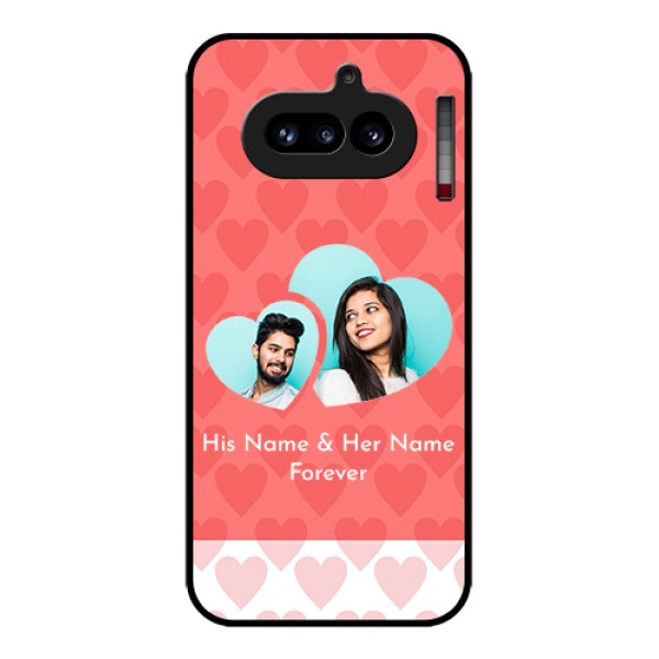 Nothing Phone 4A 5G Custom Glass Phone Case - Couple Pic Upload Design Nothing Phone 4A 5G Custom Glass Phone Case - Couple Pic Upload Design
