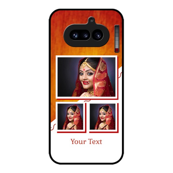 Nothing Phone 4A 5G Custom Glass Phone Case - Wedding Memories Design