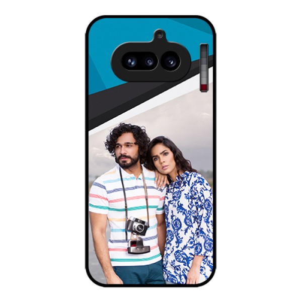 Nothing Phone 4A 5G Custom Glass Phone Case - Simple Pattern Photo Upload Design