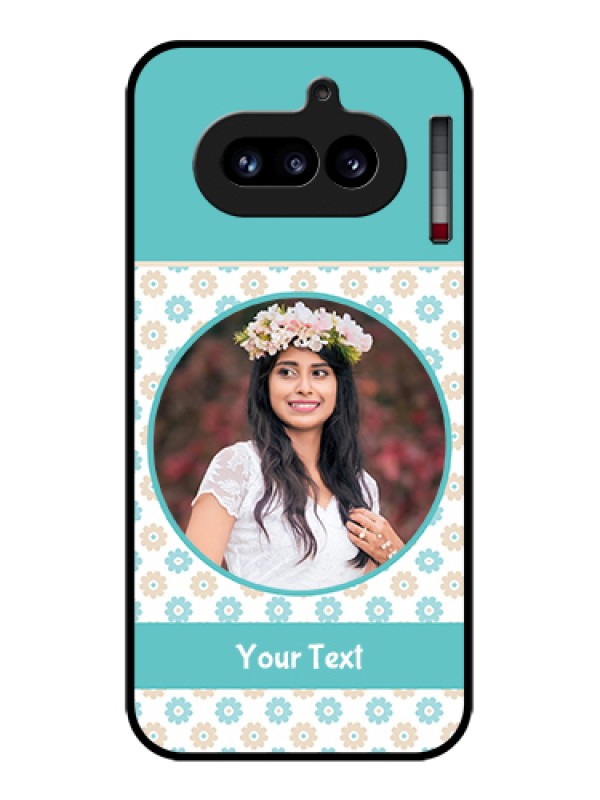 Custom Nothing Phone 4A 5G Custom Glass Phone Case - Beautiful Flowers Design
