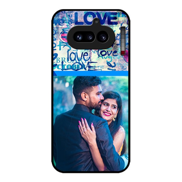 Nothing Phone 4A 5G Custom Glass Phone Case - Colorful Love Design