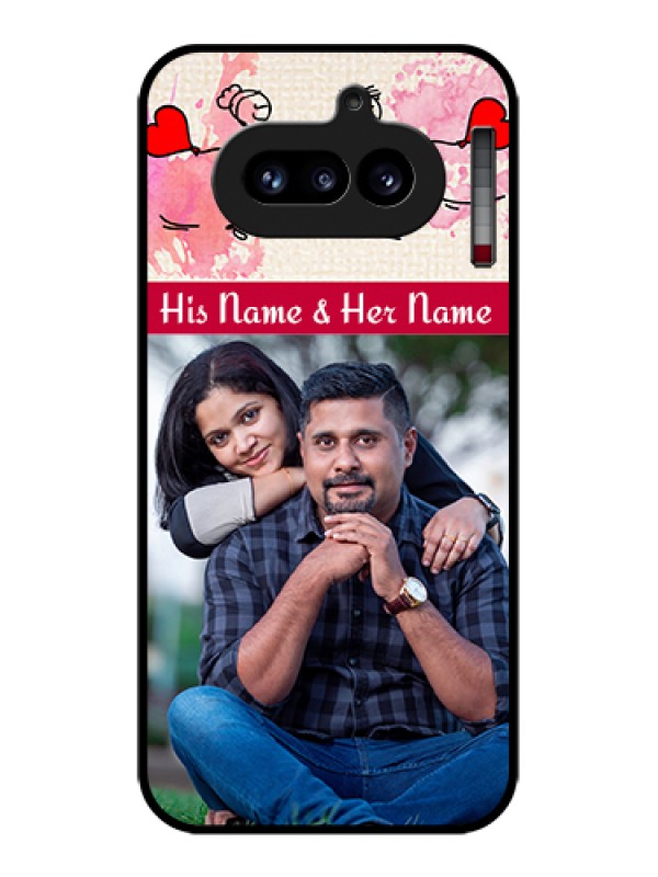 Custom Nothing Phone 4A 5G Custom Glass Phone Case - You And Me Case Design