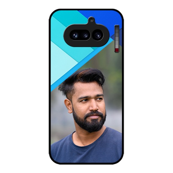 Nothing Phone 4A 5G Custom Glass Phone Case - Blue Pattern Design