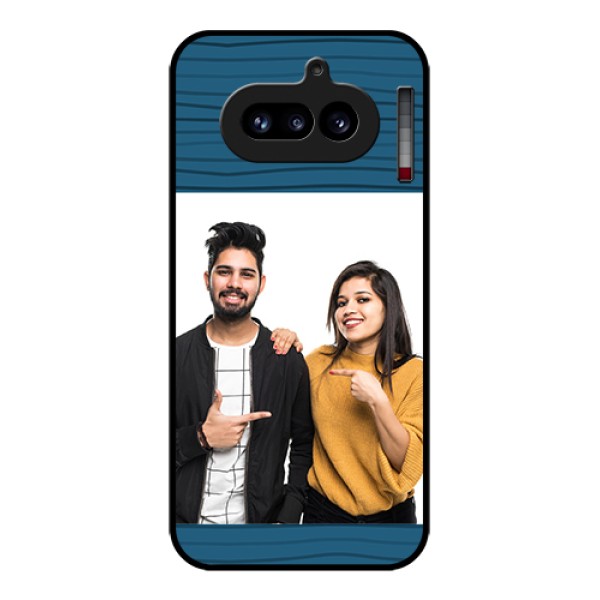 Nothing Phone 4A 5G Custom Glass Phone Case - Blue Pattern Cover Design Nothing Phone 4A 5G Custom Glass Phone Case - Blue Pattern Cover Design