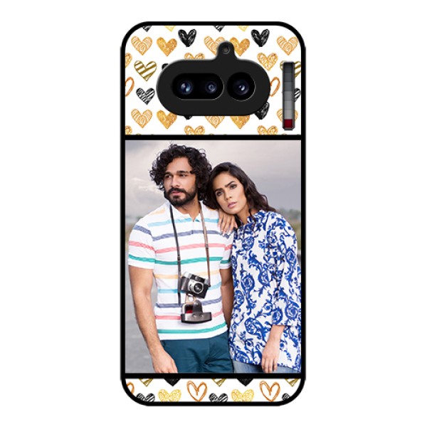 Nothing Phone 4A 5G Custom Glass Phone Case - Love Symbol Design