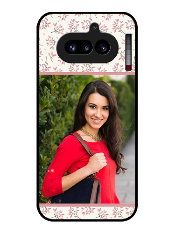 Custom Nothing Phone 4A 5G Custom Glass Phone Case - Stunning Floral Design