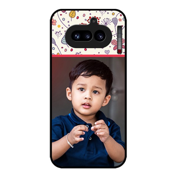 Nothing Phone 4A 5G Custom Glass Phone Case - Premium Floral Design