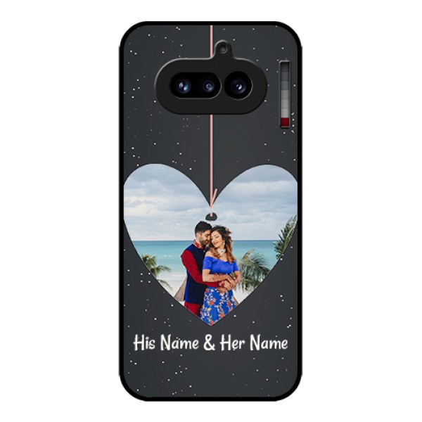 Nothing Phone 4A 5G Custom Glass Phone Case - Hanging Heart Design